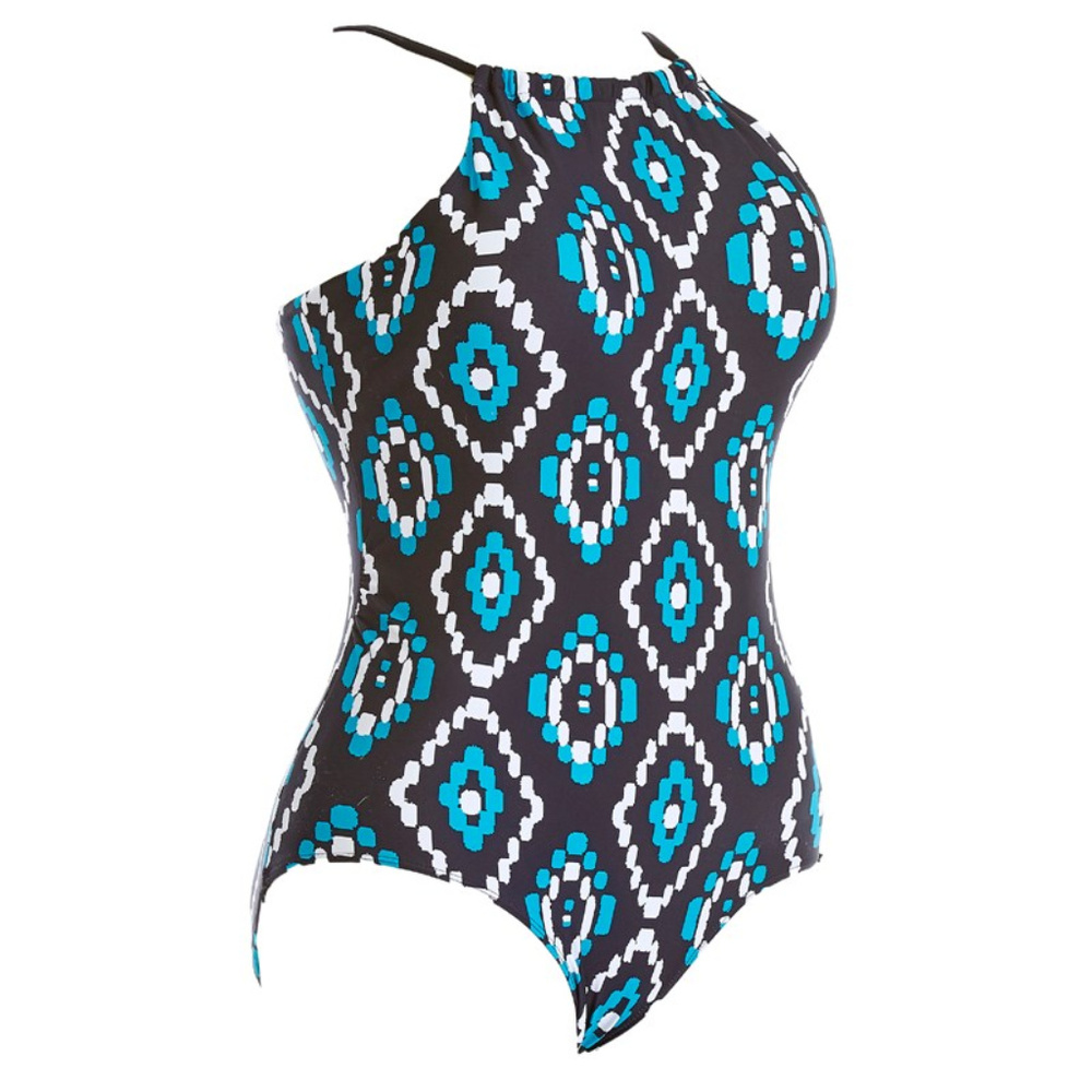 ❄️❄️❄️ NWT JONES NEW YORK ONE PIECE SWIMSUIT HIGH NECK 10 ❄️❄️❄️